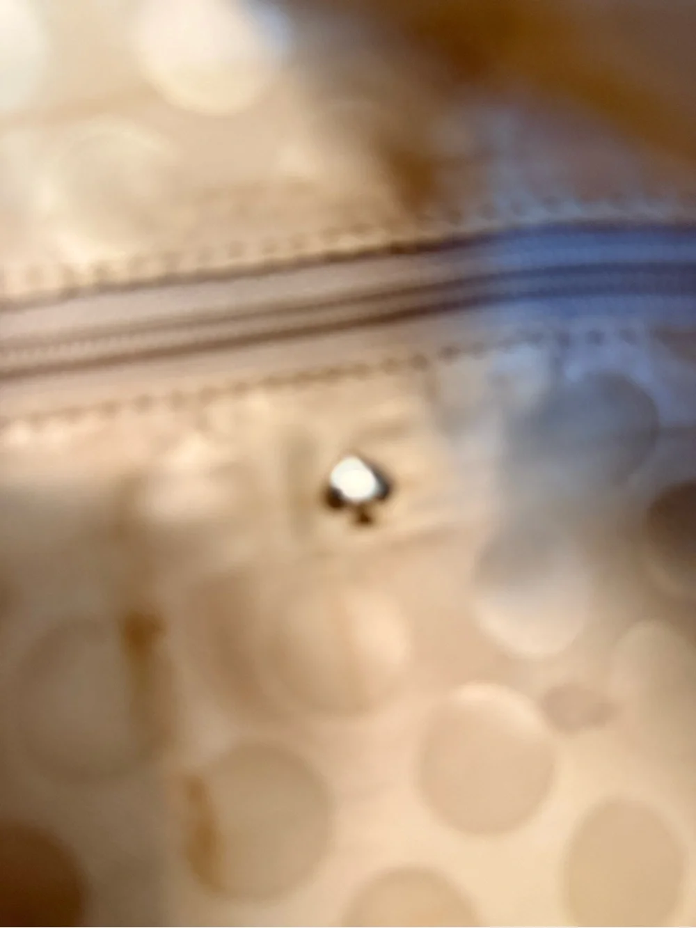 kate spade Cream Saffiano Leather Satchel with Removable Strap